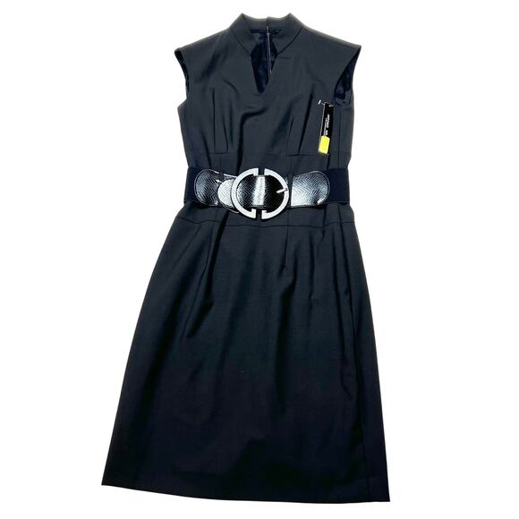Antonio Melani Nasira Sleeveless Belted Dress Womens Size 2 New with Tags - Picture 1 of 13